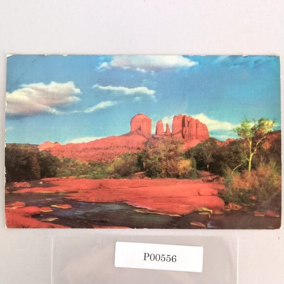 Castle Rock Oak Creek Canyon Arizona 1950s Postcard PC AZ 1958 National Park - Picture 1 of 2